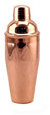 HostelNovo - Coctelera cobre luxe 750 ml - Coctelera europea de 3 cuerpos con filtro de acero inoxidable - Prepara cócteles como un profesional