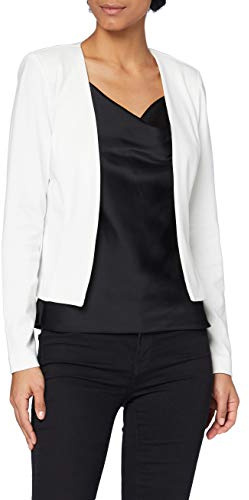 ICHI IHKATE SHORT BL Damen Blazer Kurzblazer Jacke Kurzblazer mit Stretch, Größe:L, Farbe:Cloud Dancer (114201)