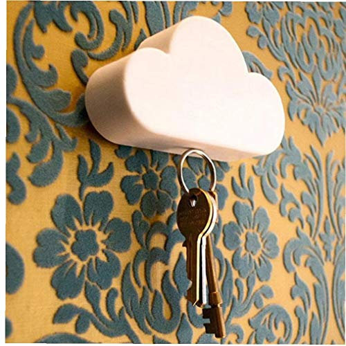 1pc Wolke Shapes Magnetische Wand Key Holder Starke Magnete Halten Schlüsselanhänger Aufhänger Für, Büro Und Wohnzimmer-Dekoration