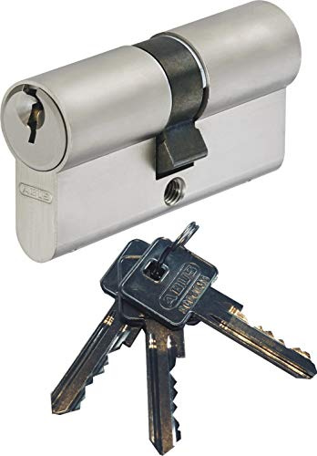 ABUS A93 Doppelzylinder 30/30mm mit 3 Schlüssel, mit Not-u. Gefahrenfunktion und Bohrschutz, Profil C73 C83