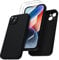ORNARTO Compatible with iPhone 14 Plus Case 6.7 inch, with 2 Screen Protector Liquid Silicone Gel Rubber Cover [Full Body] Shockproof Protective Phone Case for iPhone 14 Plus-Midnight Black