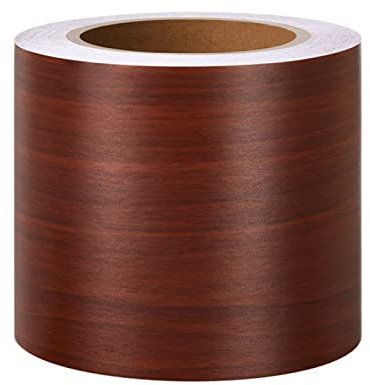 Guest Ruyunlai 30cm X 500cm Tapete PVC Bordüre Selbstklebend Wandbordüre Klebefolie Küche Fensterbank Folie Tapeten Badezimmer Dekoration Bordüren rot-Ahorn