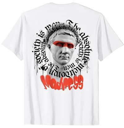 Backprint: Techno Musik Vaporwave EDM Party Raver Festival T-Shirt
