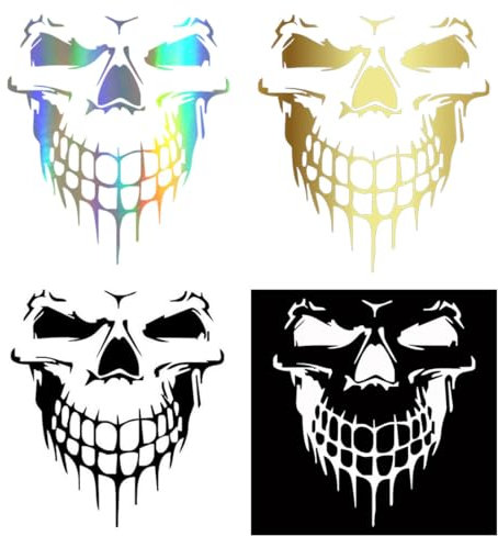 JOCXZI Fasce Decorative per Auto,Decalcomanie, Adesivi per Moto,Decorazione della Finestra del Corpo Adesivo per Auto in 4 Colori Diversi, Adatta per Auto, Moto, Biciclette