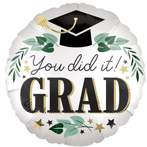 PARTY DISCOUNT NEU Folienballon You did it Grad, ca. 43cm