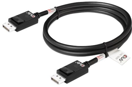 Club3D CAC-1091 DisplayPort™ 2.1 Bi-Direktionales VESA DP80 zertifiziertes Kabel 4K120Hz, 8K60Hz oder 10K30Hz St/St 1.2m