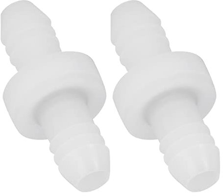 2 Stück Rückschlagventil 3 8 Zoll 10 Mm Kunststoff 1-Wege-Wasser-Rückschlagventil für Luftkompressor, Aquarium, Pumpe, Kraftstoff, Gas, Flüssigkeit, Luft, Verhindert Rückfluss in