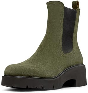 Camper Damen Milah K400575 Chelsea Bootie, Dunkelgrün 014, 41 EU
