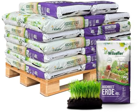 JSM - Wilsaflor® Hochbeeterde 54 x 40 L auf Palette