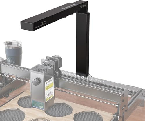 ATOMSTACK AC2 Wireless Lightburn Kamera für Laser Graviermaschine, Fernansicht Fernüberwachung Kamera, Präzision Spositionierungs Bild, 1080P High-Definition Aufnahme, 32-GB-Speicherkarte