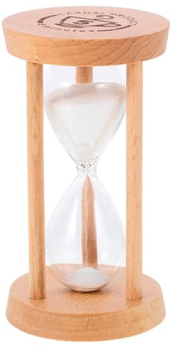 Luxshiny Sanduhr 5 Minuten Sanduhr Sanduhr Große Sanduhr 5 Minuten Holzrahmen Minimalistische Sanduhr Sanduhr Für Zuhause Schreibtisch Büro Dekorativ