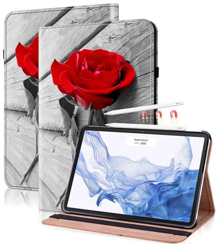 VODEFOX Schutzhülle für iPad Air 27,9 cm (11 Zoll) 2024, iPad Air 5. Generation 2022/iPad Air 4. Generation 2020 10,9 Zoll, PU-Leder, schlanke Hülle mit Kartenfach für iPad Air 6. / 5. / 4.