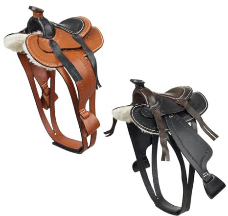 LeMieux Toy Pony Western Saddle - Educational Toy - Age 3+ - Tan