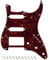 Banworks 4-lagiges Strat HSS Schlagbrett, 11-Loch E-Gitarren-Schlagbrett, SSH Schlagplatte für USA/Mexican Modern Style Standard Stratocaster ST JT/HB-02, Dunkelbraun, Schildpatt