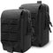 Molle Phone Pouch, 2 Pack Small Tactical Admin Pouches, Heavy Duty Waterproof Smartphone Case Holder for Vest Belt Waist