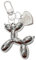 Pithayla Schlüsselanhänger für Mädchen, Cute Ballon Dog Design Damen Keychain Schlüssel Taschenanhänger für Rucksack Bag, Aesthetic Charm Accessories (Full Silvery)