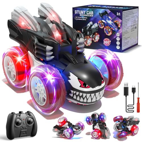 SOGAWEBB Ferngesteuertes Auto, 2.4Ghz 4WD 360° Flipper Drift RC Car, RC Auto Spielzeug Jungen, Monstertruck Kinder Spielzeug ab 3-8 3 4 5 6 7 Jahre Junge
