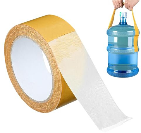 Cinta de montaje extrafuerte de doble cara | Cinta adhesiva de montaje de doble cara | Tiras adhesivas resistentes a la temperatura para alfombras, azulejos, vidrio, metal, tela y moqueta