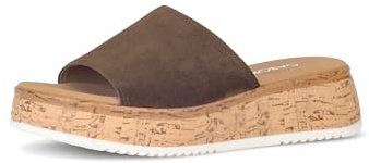 Gabor Damen Pantoletten, Frauen Clogs, Pantoletten,Slipper,Slides,Gartenschuhe,Sommerschuhe,sommerclogs,Sandalen,f,Whisky (S.Kork),38 EU / 5 UK