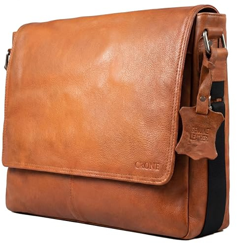Crone Hamburg Herren Aktentasche Leder Laptoptasche Echtleder | Echtleder, Aktentasche, Laptopfach, Umhängetasche, Business