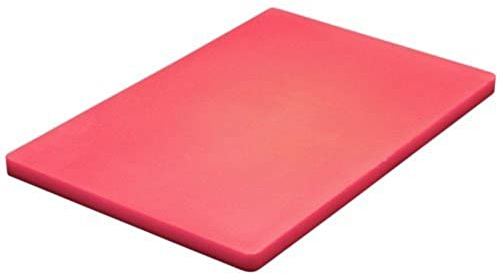 Hygiplas F155 Anti Microbial HDPE Chopping Board, Red, 45.5 cm Length, 30.5 cm Width, 1.2 cm Height