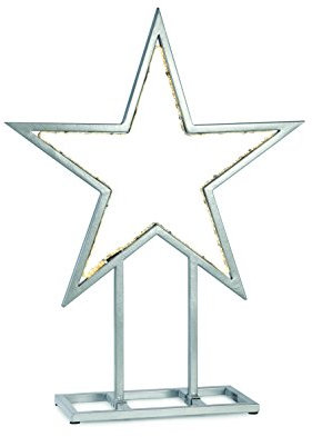 Markslöjd 704002, Deko-Aussenbeleuchtung, Metall, 0.06 W, Integriert, silber, 47.5 x 13 x 60 cm