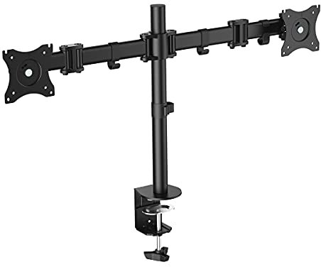 LogiLink BP0022 TV-Halterung Dual Schreibtisch 33-68,5 cm (13-27 Zoll) schwarz