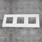 Niessen - n2273.1bl marco basico 3 ventanas zenit blanco Ref. 6522005243