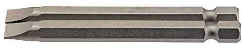 Draper Plain Slot Insert Bit, 6.5mm, 1/4 Hex, 75mm Long (Pack of 2) 64309