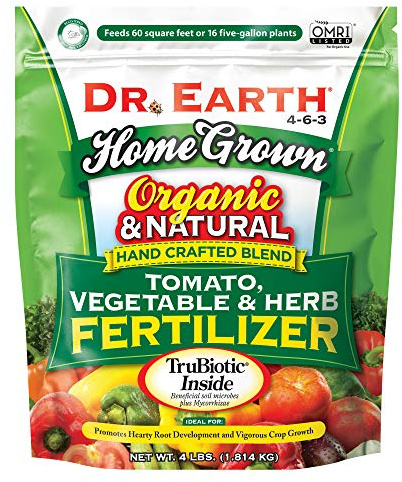 Dr. Earth Organic 5 Tomato, Vegetable & Herb Fertilizer Poly Bag