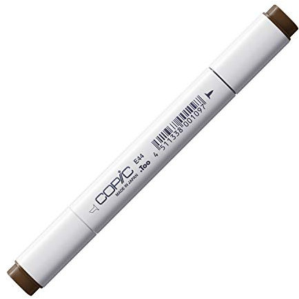 COPIC Classic Marker Typ E - 44, Clay, professioneller Layoutmarker, mit einer breiten und einer feinen Spitze