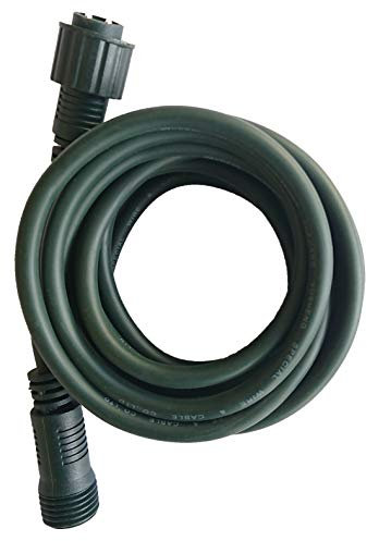 hellum LED-System Profi Lichterkette für Außen verlängerbar Verlängerungskabel, wetterfest, Länge 300cm, Kabel GRÜN, outdoor 555936