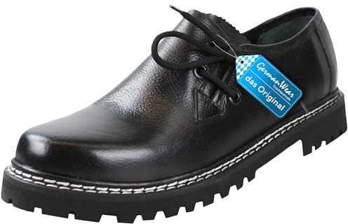 German Wear Haferlschuhe Trachtenschuhe Glattleder Original-Handmachart