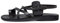 Jerusalem Sandals Herren The Good Shepard Schnalle Zehenring Sandale, Schwarz (schwarz), 43 EU