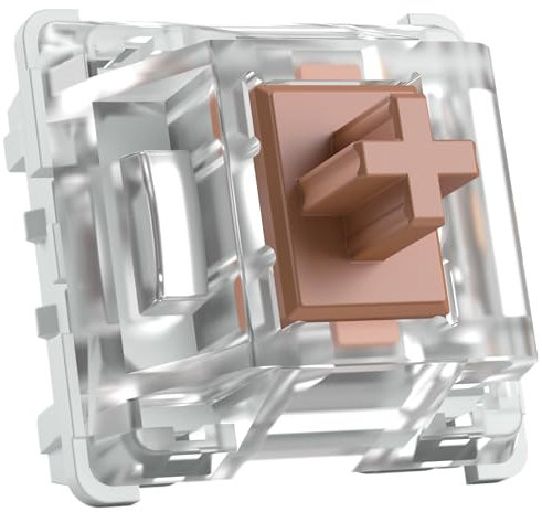 Glorious Gaming 120x Kailh Mechanical Keyboard Switches (Speed Bronze) - Clicky & Tactile, 50g Actuation Force, Speed Switches, 3-Pin Mount, SMD-LED Compatible - Kailh Bronze