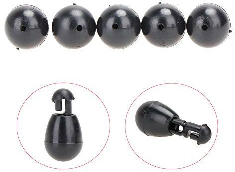 20x Quick Change Beads Camo Fishing Hooklength Instantly Shock Bead for Carp Fishing Feeder
