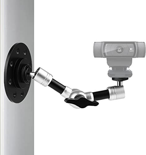 Soporte de pared para cámara web, soporte de brazo compatible con Logitech Webcam C920s StreamCam Brio C925e C922x C930e C930 C920 C615-18 cm de longitud