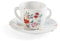 Seletti Kintsugi Tazzina con piattino in porcellana e oro 24 carati mod. 1
