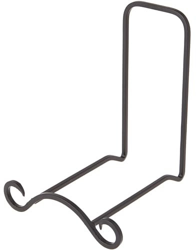 Bard's Wrought Iron Bowl or Deep Platter Stand, 7 H x 5.625 W x 6 D