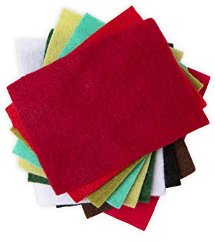 Surfacez Felt Sheets 10PK (10 Festive Colors)
