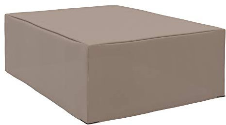 Outsunny 600D Oxford Outdoor Garden Furniture Sofa Set Cover, Waterproof Anti-UV Rattan Sun Lounger Protection Protector Cover, 275L x 205W x 90Hcm, Beige