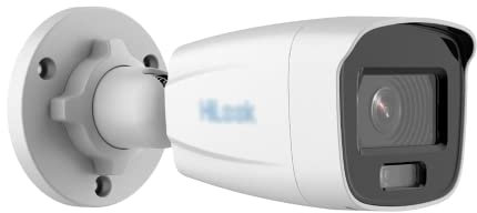 HiLook by Hikvision IPC-B159H 5 MP ColourVue Lite Fixed Bullet IP Network PoE Camera – White (2.8mm)