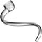 qAp Quality Art Practical Stainless Steel Spiral Dough Hook Replacement for KitchenAid 5Plus & 6QT Bowl-Lift Stand Mixers, Rustproof & Easy Clean, Efficient Kneading for Bread, Pizza, Pasta, Cookies