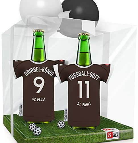 ST. Pauli Trikot-Kühler Fanartikel Fan-Edition | Home Überraschung | Passend für St. Pauli Fanartikel | Mann Freund Bruder Fußball Fan Runder Geburtstag-Geschenk Trikotkühler by MYFANSHIRT