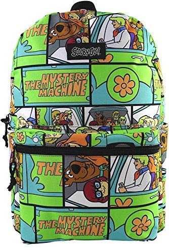 Bioworld Scooby Doo The Mystery Machine Rucksack, L, Grün