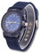 Electronic Analog Wrist Watch, 4Colors Electronic Analog Wrist Watch Outdoor Sports Watches Round Nylon Strap Military Wristwatch(blue)