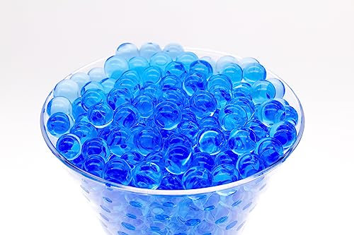 Risai Water Balls, 5000 pcs Crystal Gel Beads for Hydrogel Plants, Vase Filler Centerpiece Silicone Orbs, Non-Toxic Clear Jelly Gems Magic Growing Expanding Bead, Blue