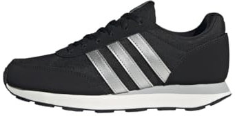 adidas Damen Run 60s 3.0 Lifestyle Running Shoes Schuhe, Core Black/Silver/Core White, 40 2/3 EU