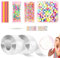 28 StüCke Selbstklebendes Nano Tape Bubble Aufblasbares Aufblasbares Luftpolsterband, Nano Tape Blase,Selbstklebendes Nano Tape Bubble Nano Tape Blase Mit Pailletten Aufkleber Strohdiy Nano Tape