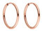 PURELEI® Sleeky Ohrringe (Rosegold) – Damenohrringe aus langlebigem Edelstahl – Wasserfeste Ohrringe Damen – 1,58 cm Durchmesser – Modeschmuck für deinen individuellen Look